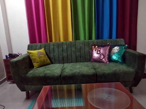 Sofa set, a customer's home (Shop)