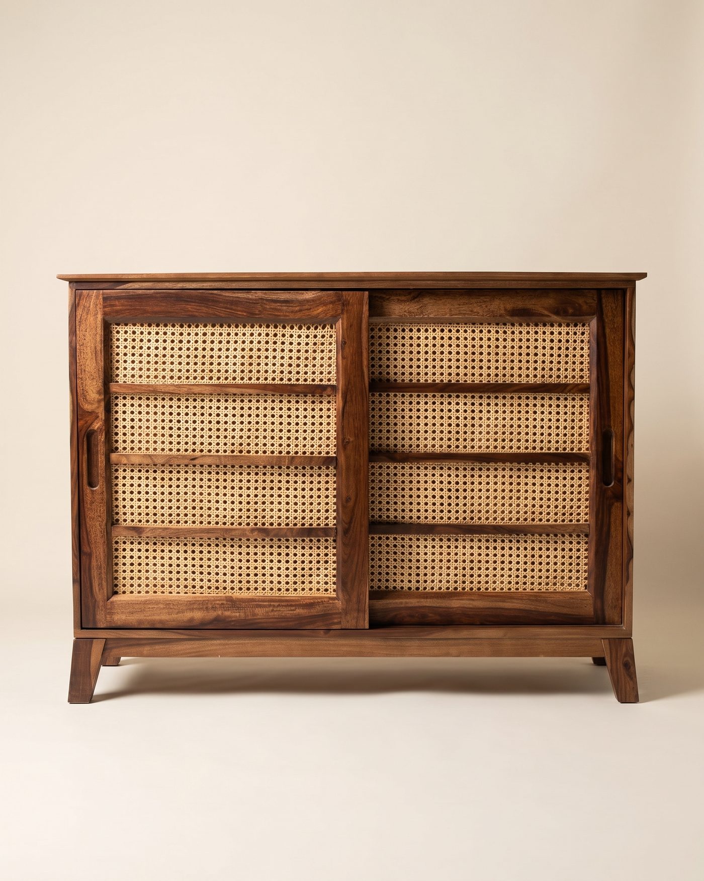 Rattan sideboard, view 2