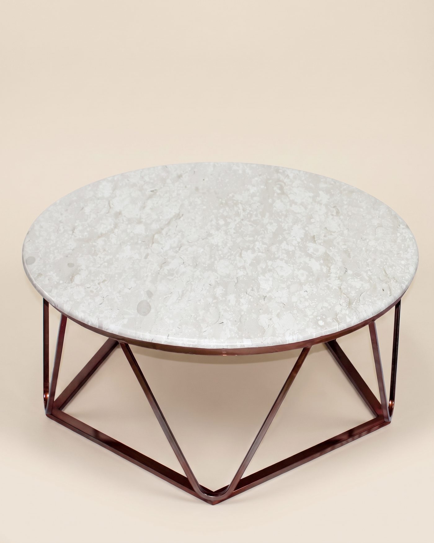 Halo coffee table, studio photo