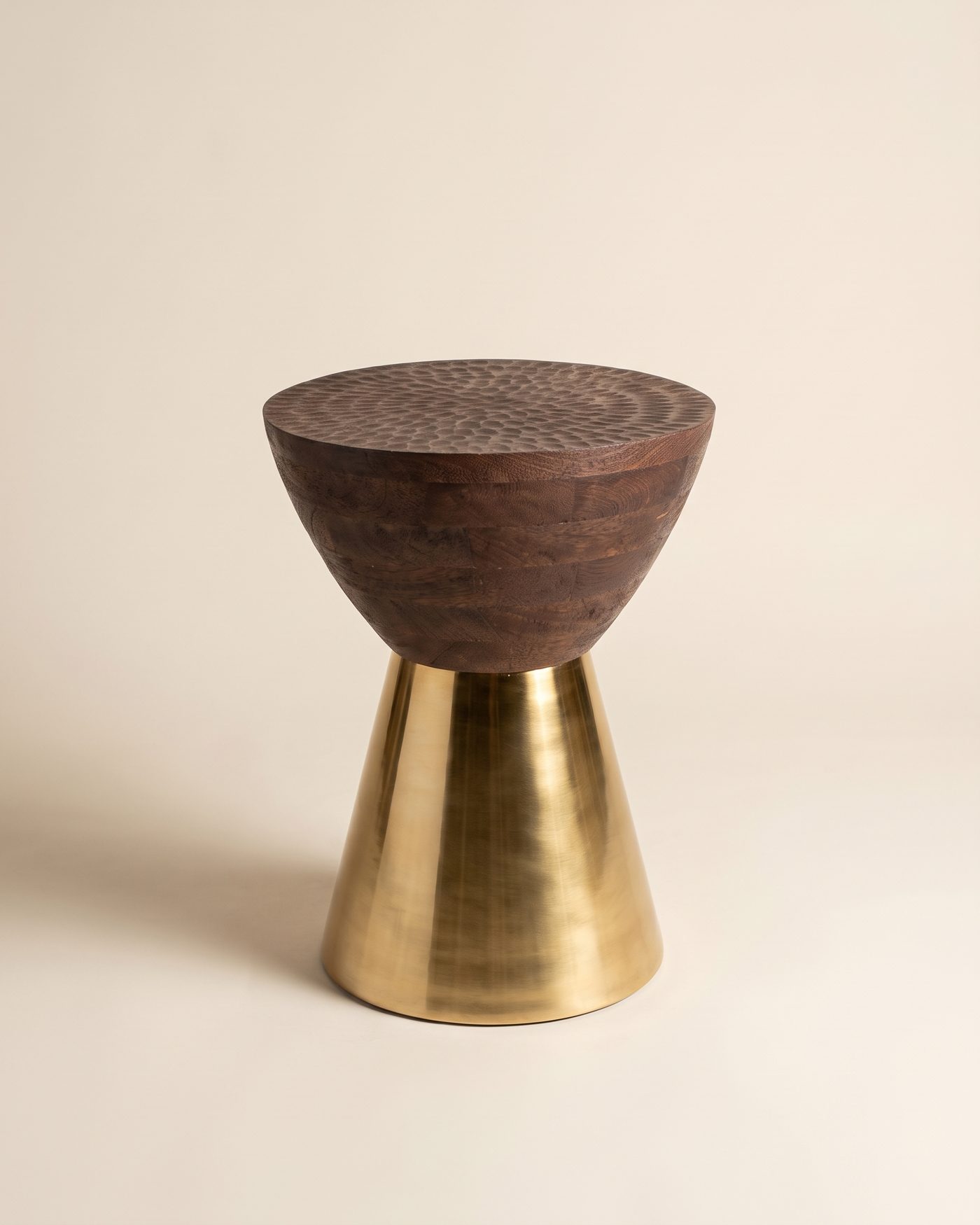 Drum side table, studio photo