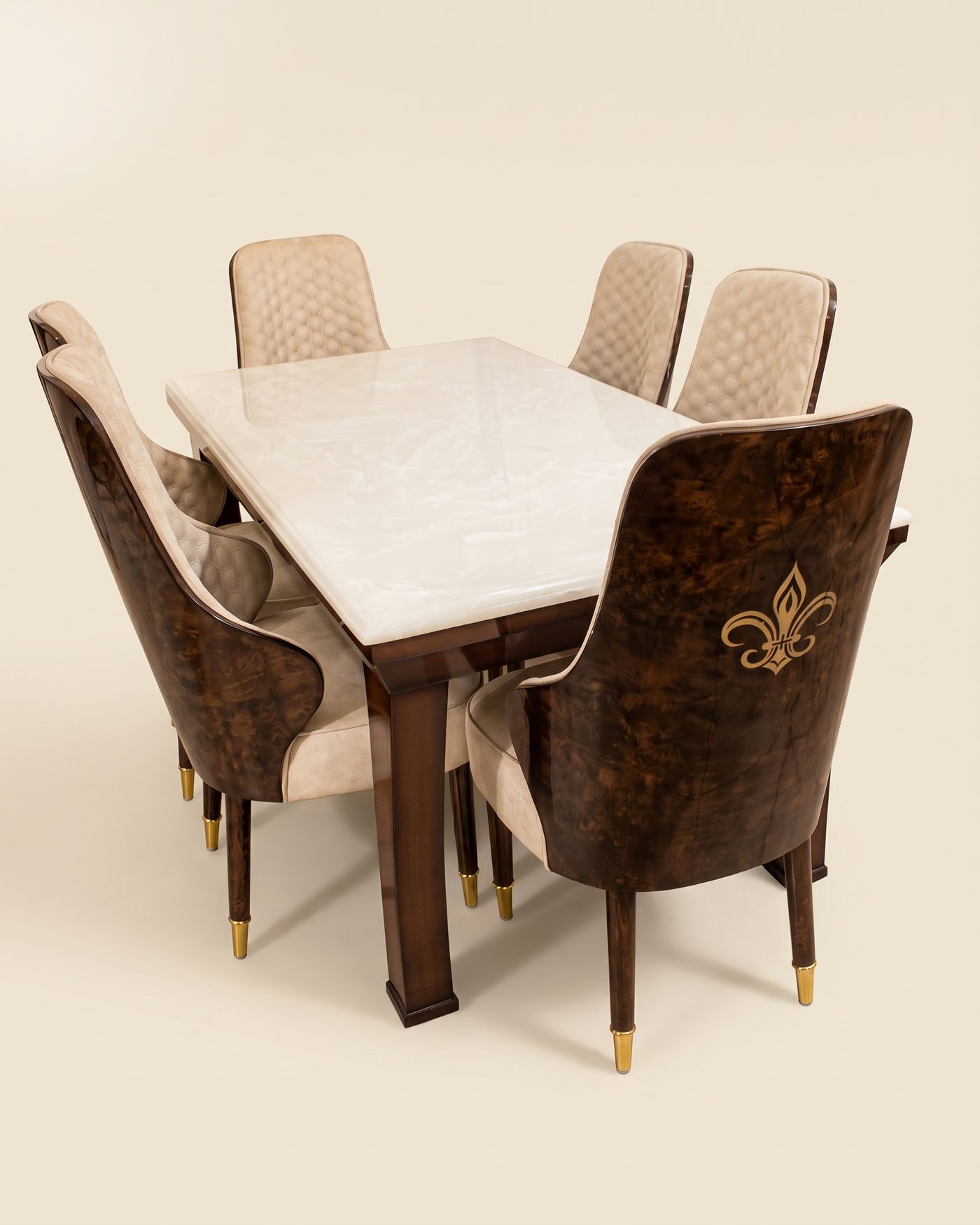Fleur dining set, six seats, view 2