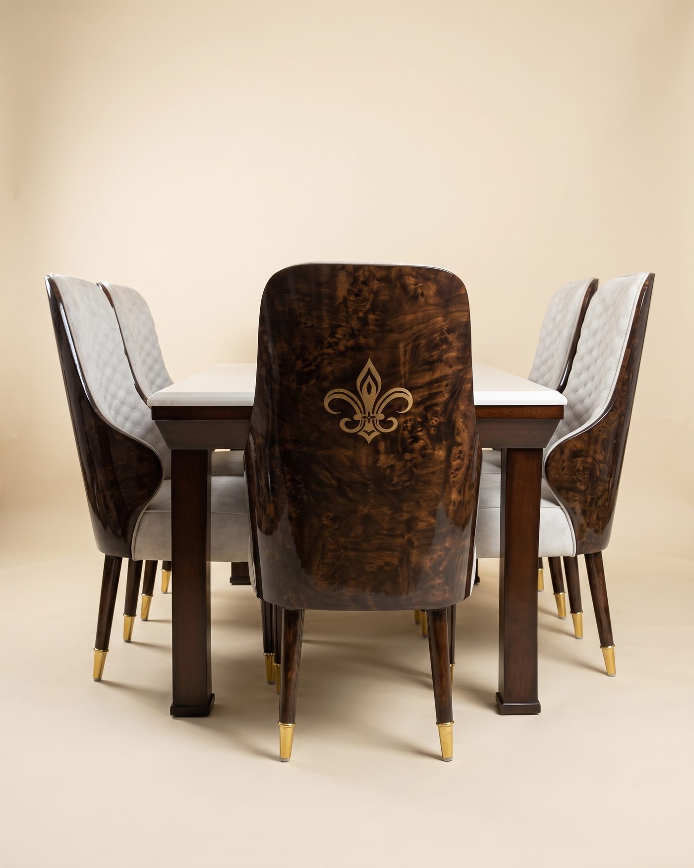 Fleur dining set, six seats, view 3