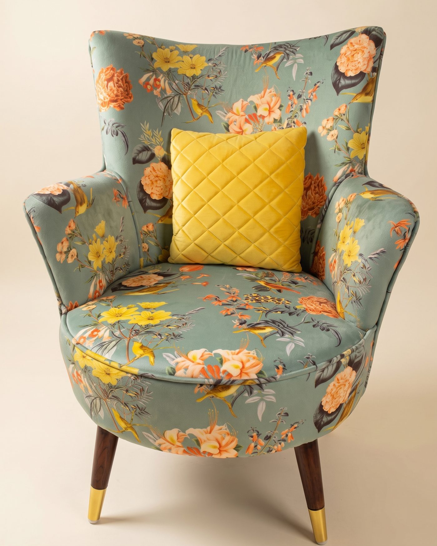 Flora accent chair, studio photo