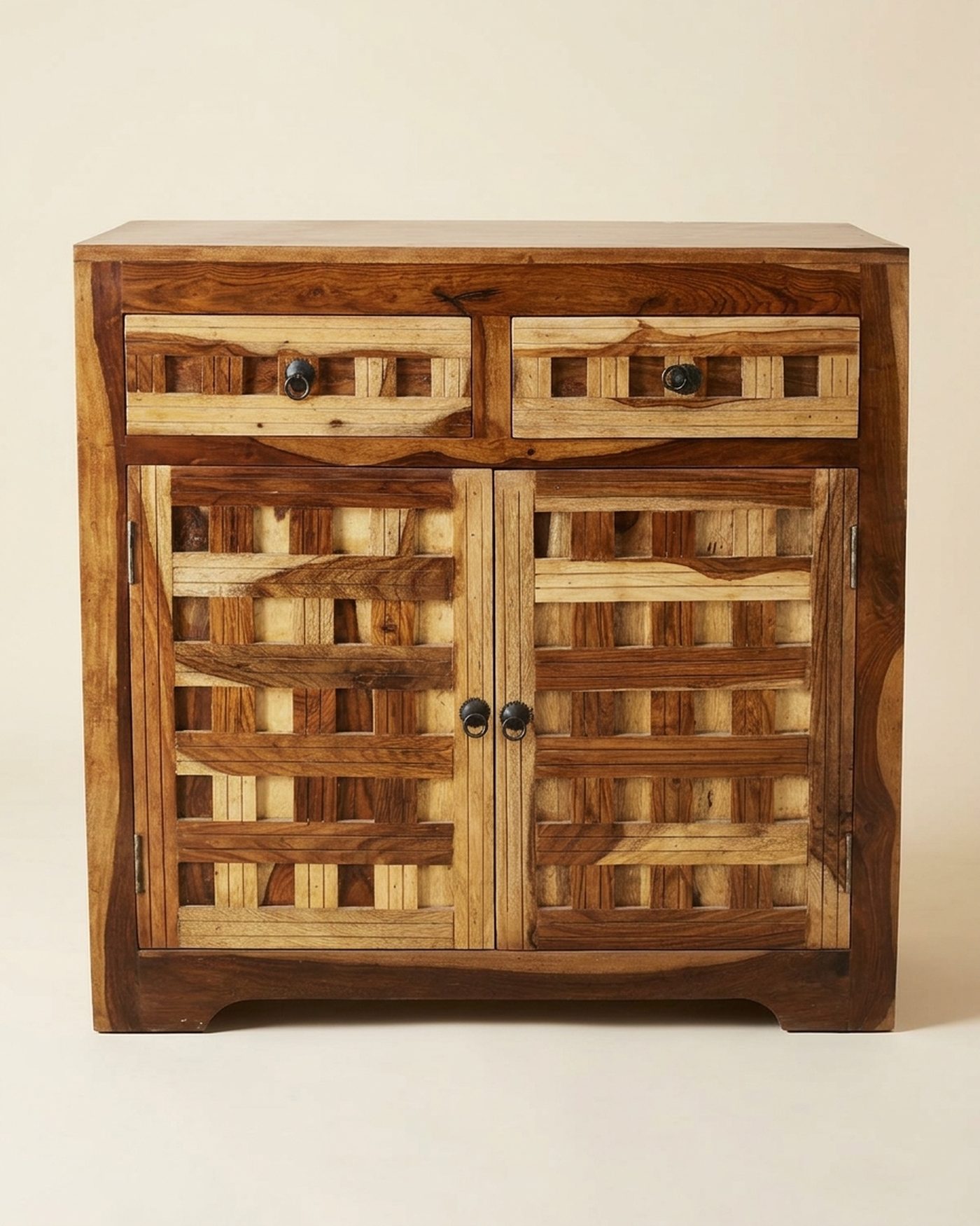 Checker sheesham cabinet, studio photo