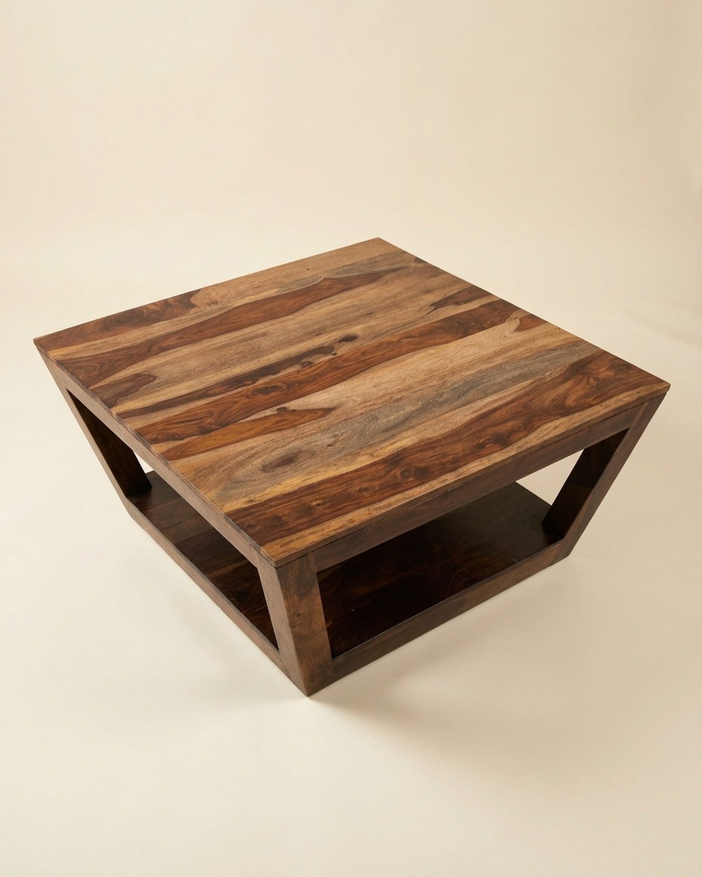 Frame sheesham coffee table, studio photo