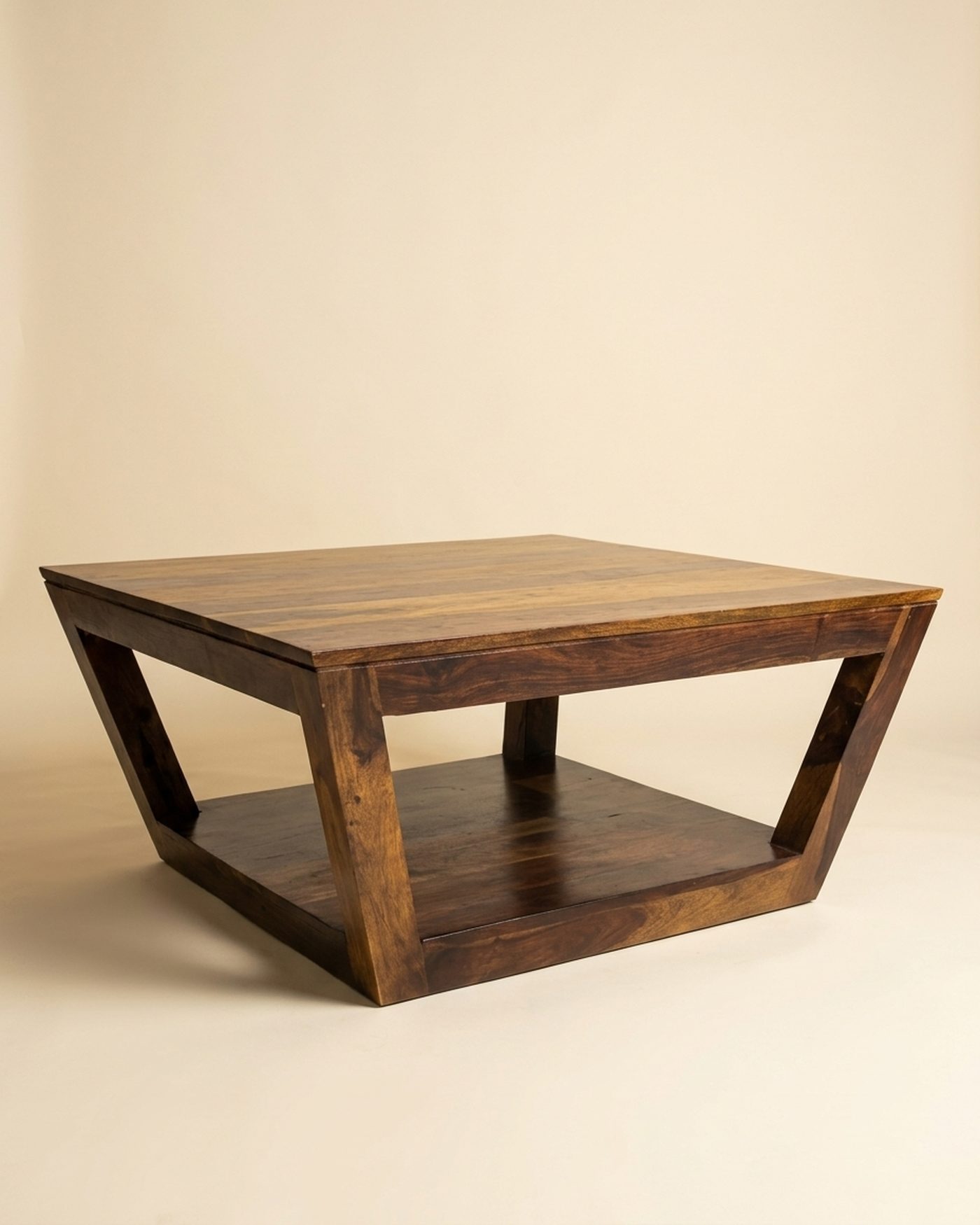 Frame sheesham coffee table, view 3
