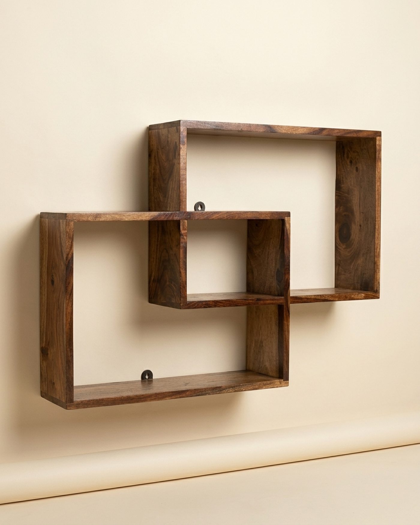 Interlock wall shelf, studio photo