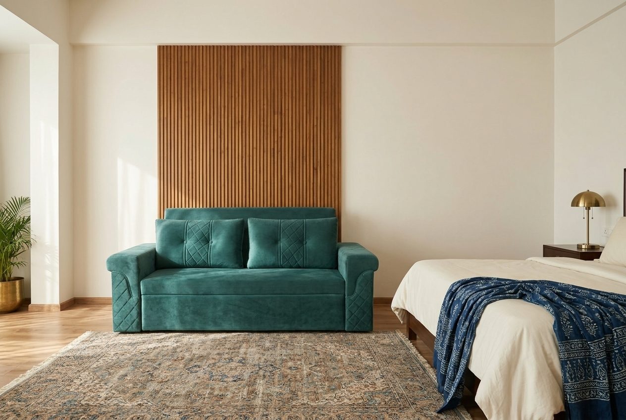 Lagoon Bed sofa-cum-bed in a styled room