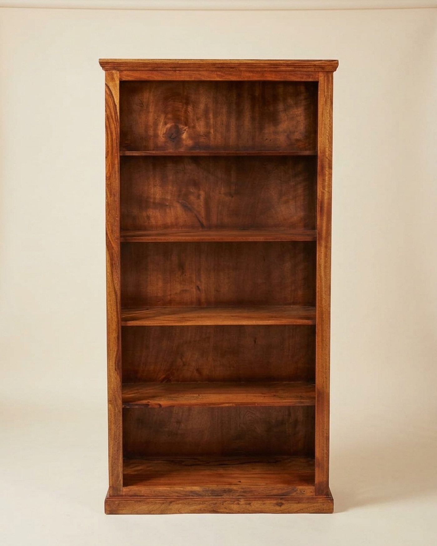 Library sheesham bookshelf, studio photo