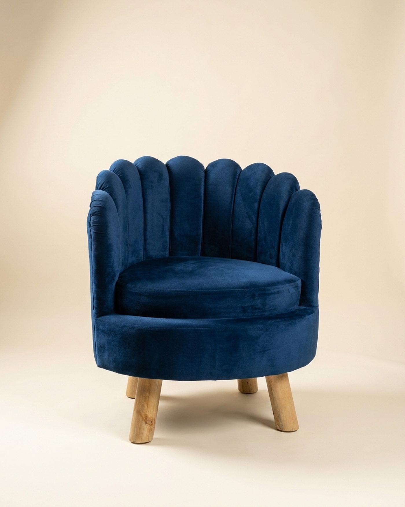 Lotus scallop-back chair, studio photo