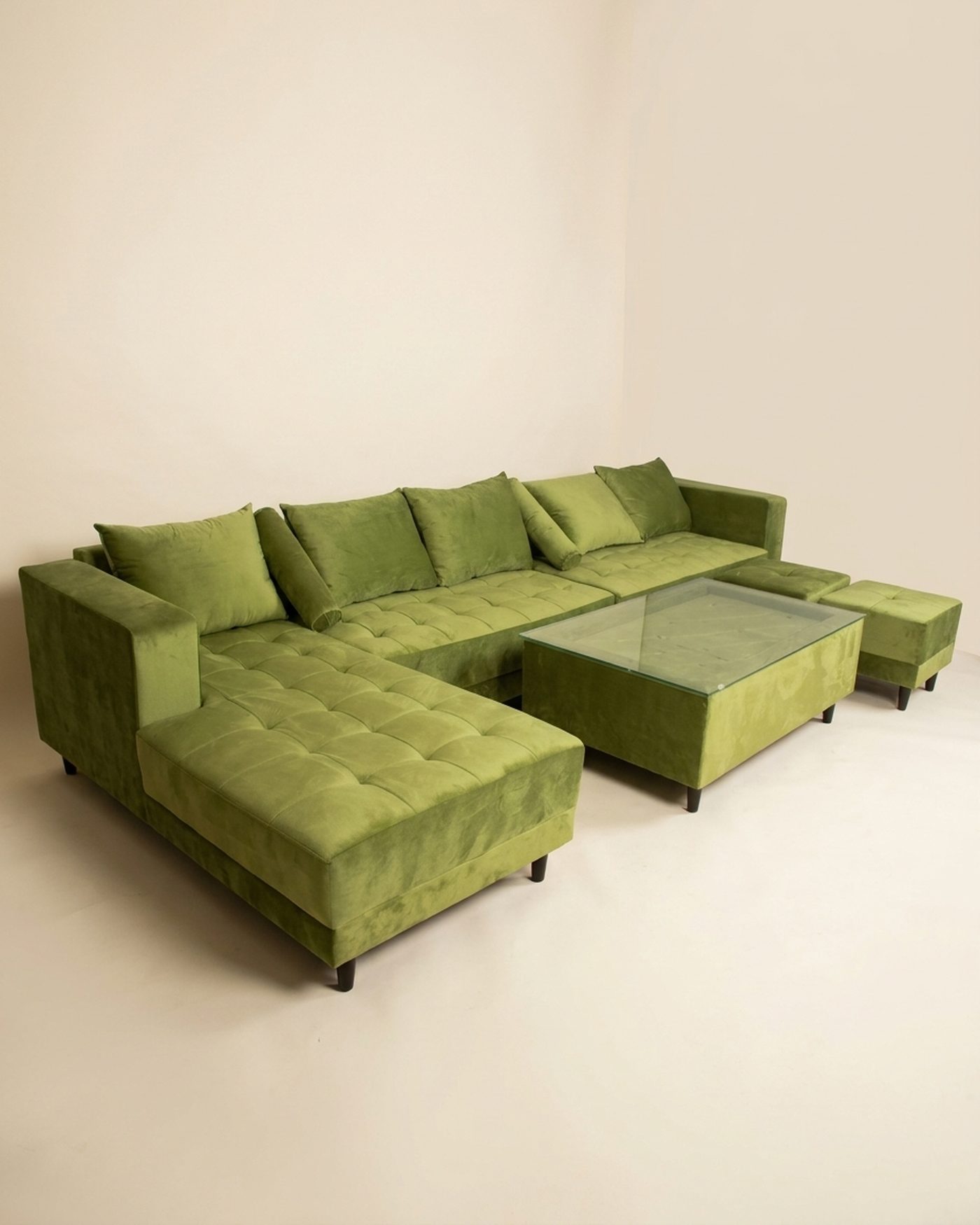 Meadowline l-shaped sectional, studio photo