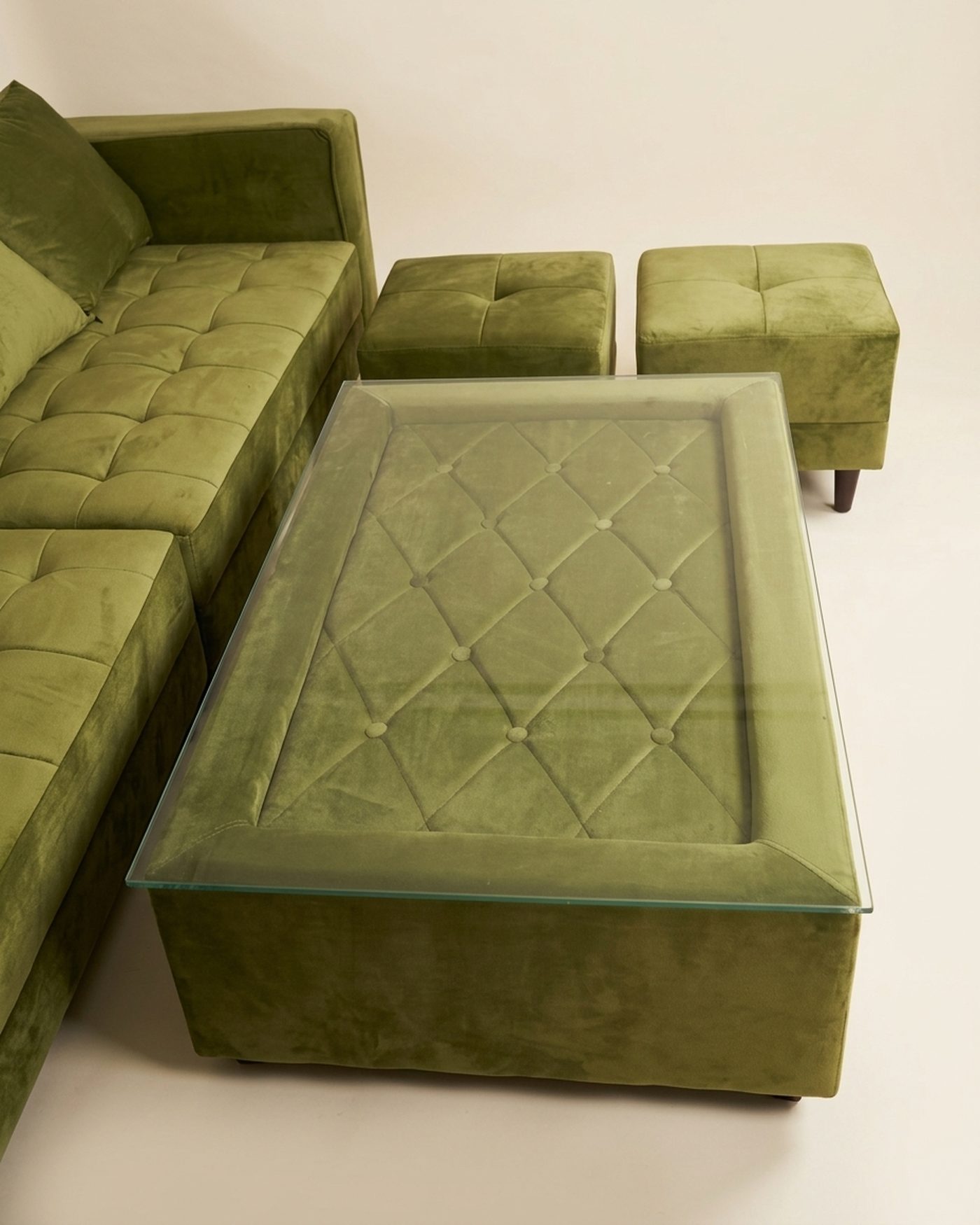Meadowline l-shaped sectional, view 3