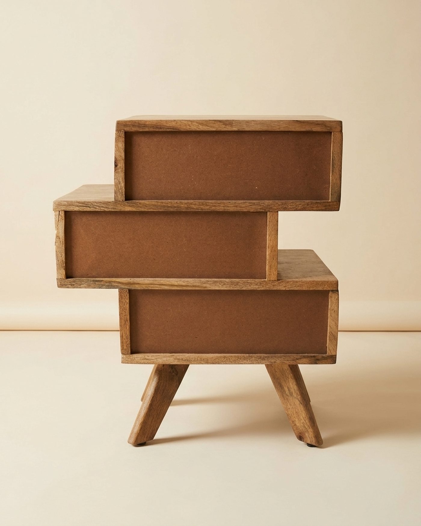 Patchwork drawer bedside table, view 2