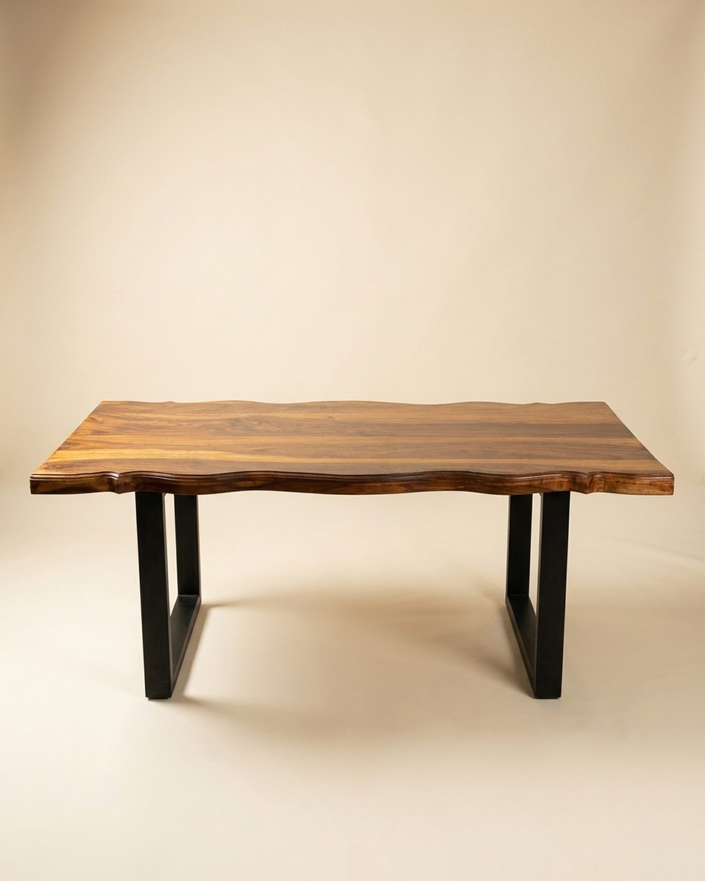Plank Dining wood dining table, studio photo