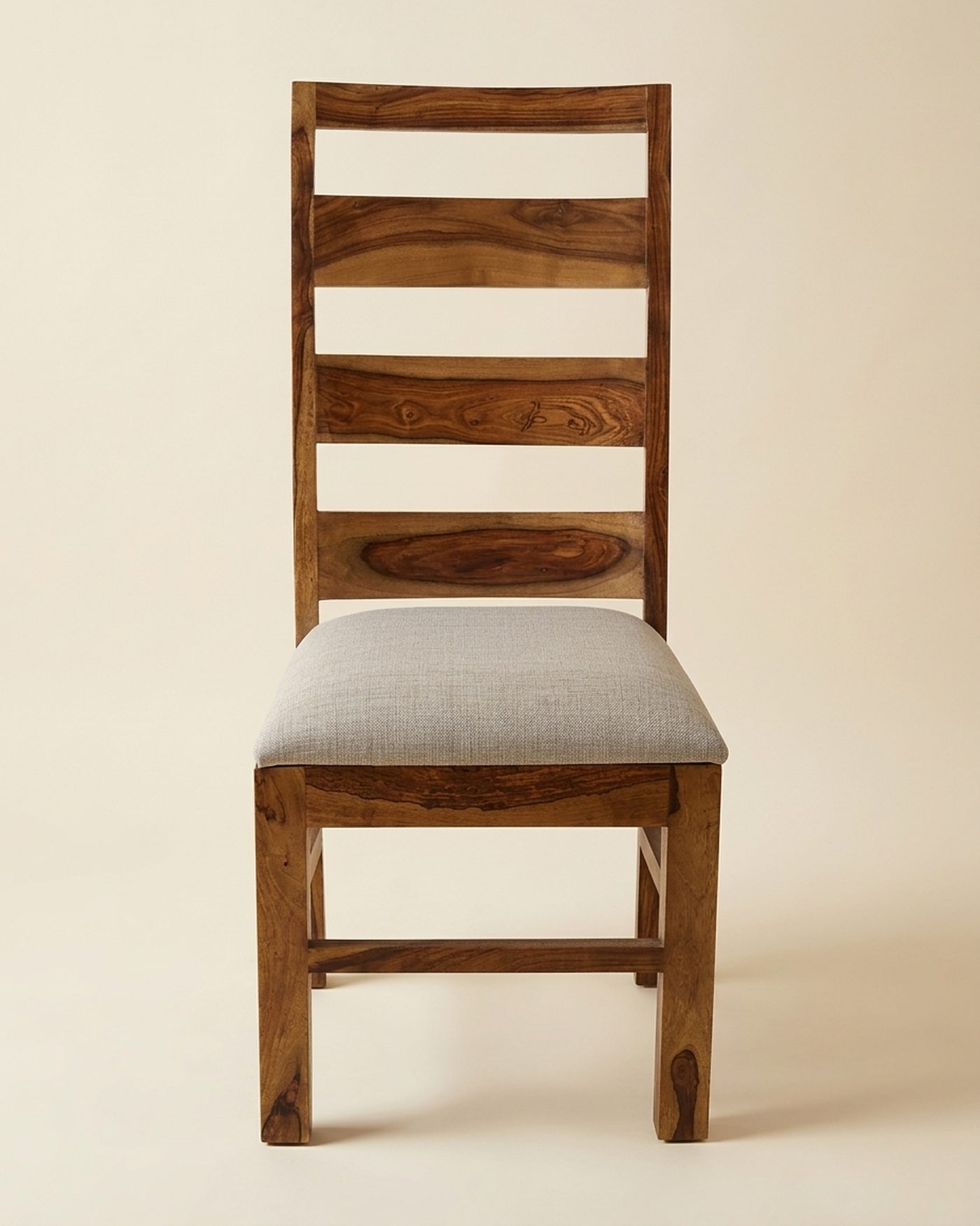 Slatback sheesham dining chair, studio photo