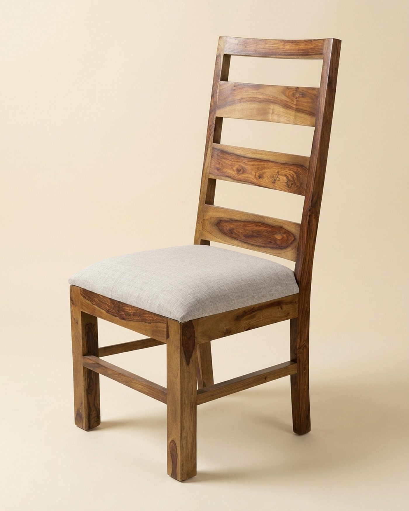 Slatback sheesham dining chair, view 2