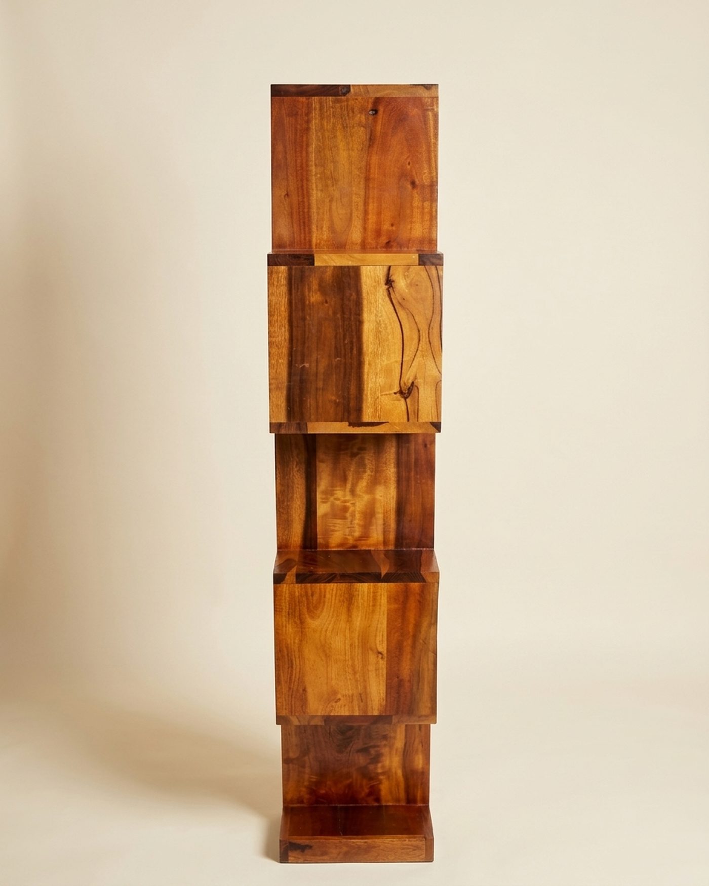 Stairstep zigzag bookshelf, view 3