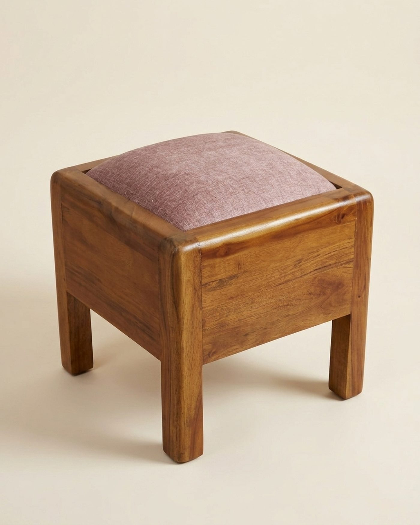 Tuffet upholstered stool, view 2