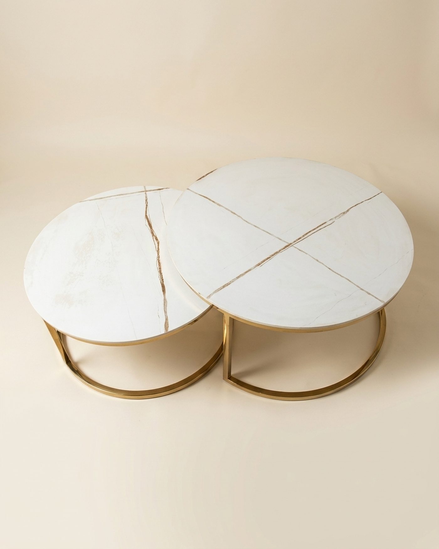 Twin Moon nesting coffee tables, view 3