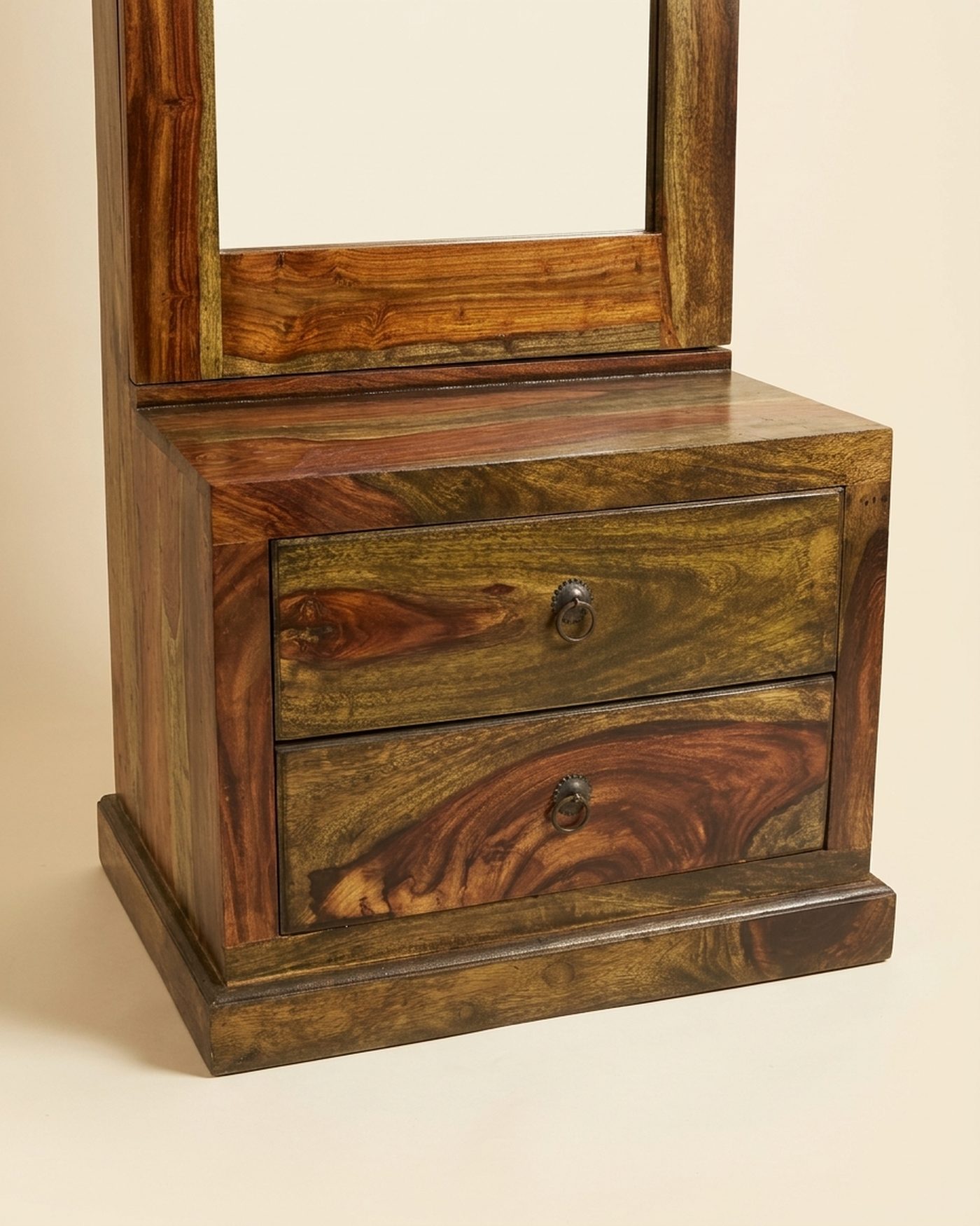 Vanity dresser with mirror, view 2