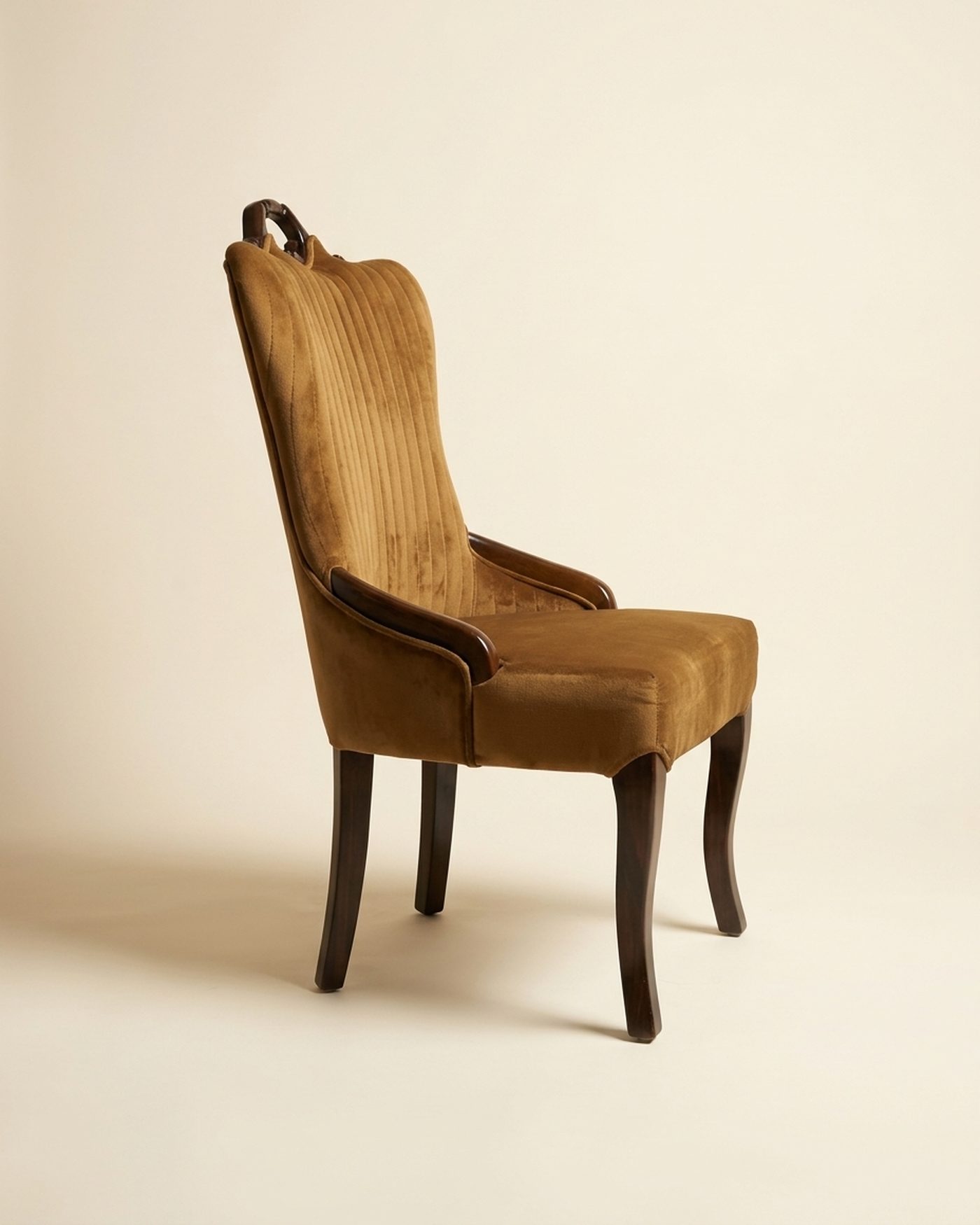 Amber velvet dining set, view 3