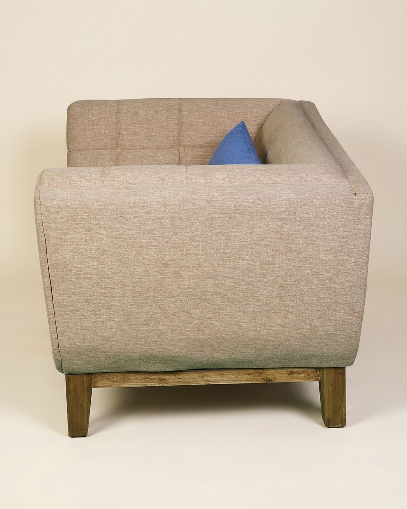 Biscuit channel-back sofa, view 2