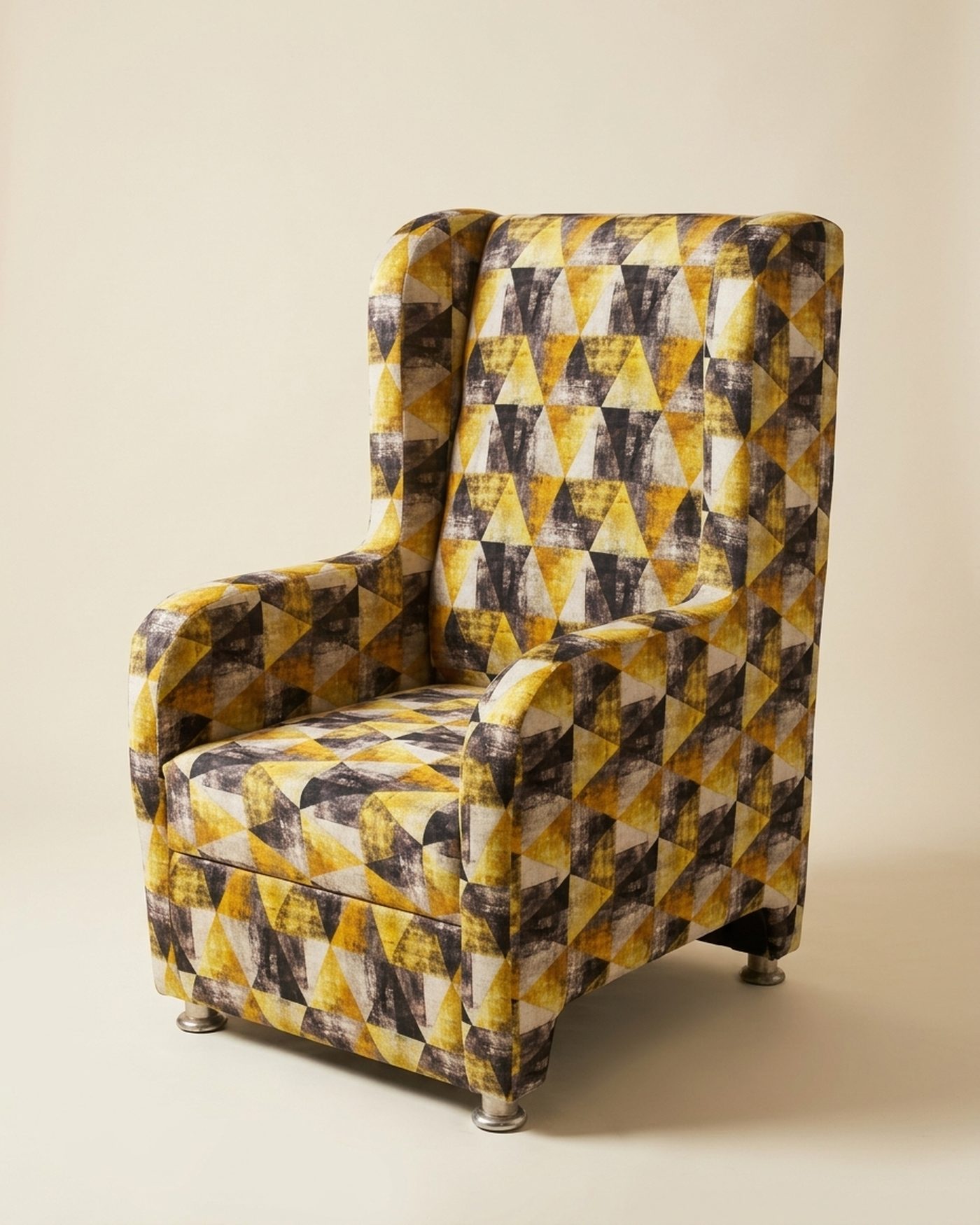 Harlequin wingback chair, view 2