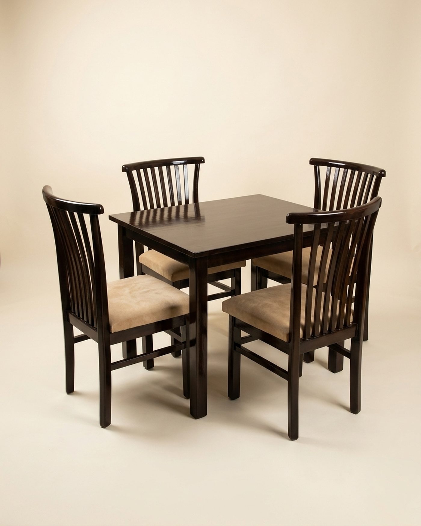 Inlay four-seat dining set, view 2