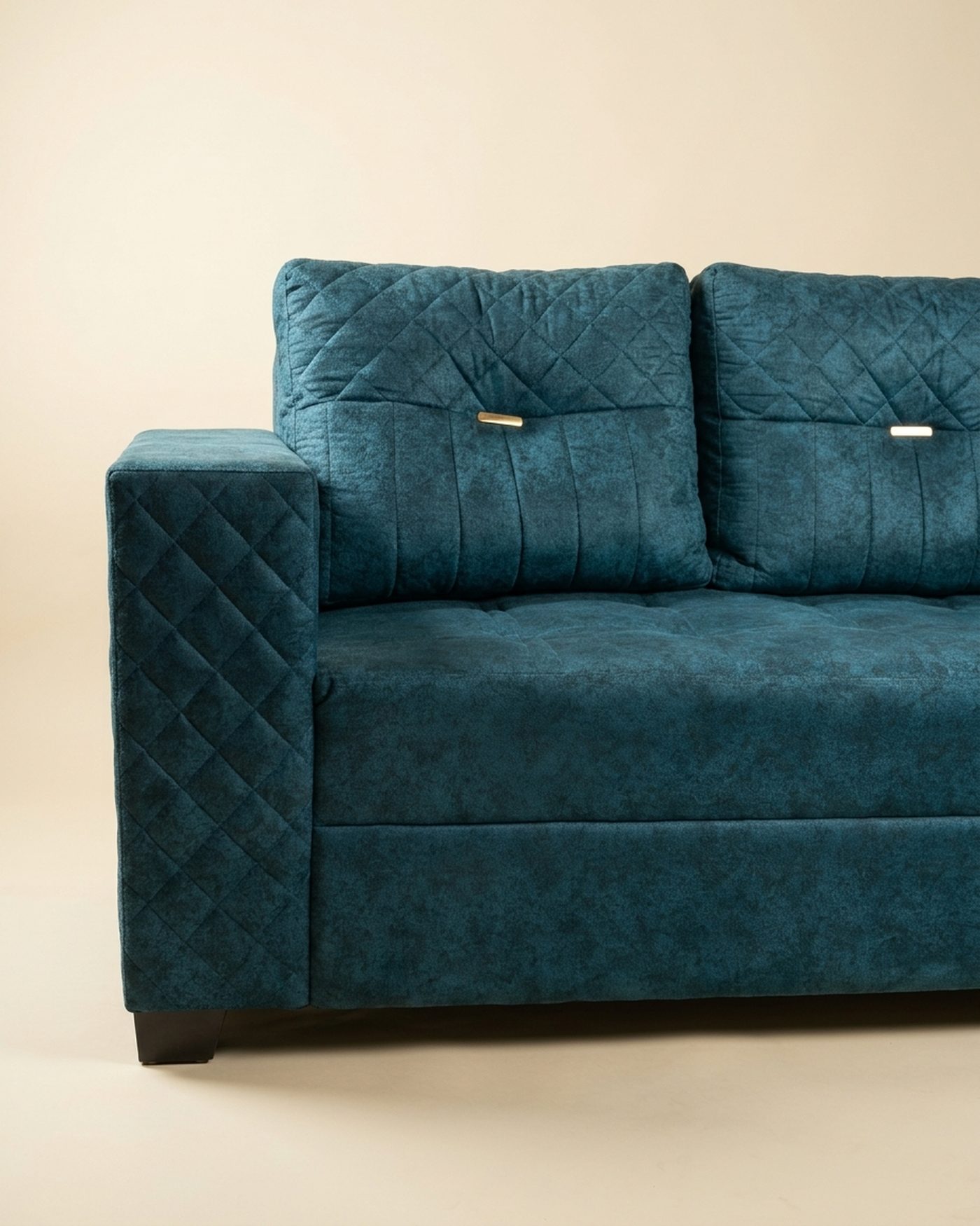 Marine quilted sofa, view 3