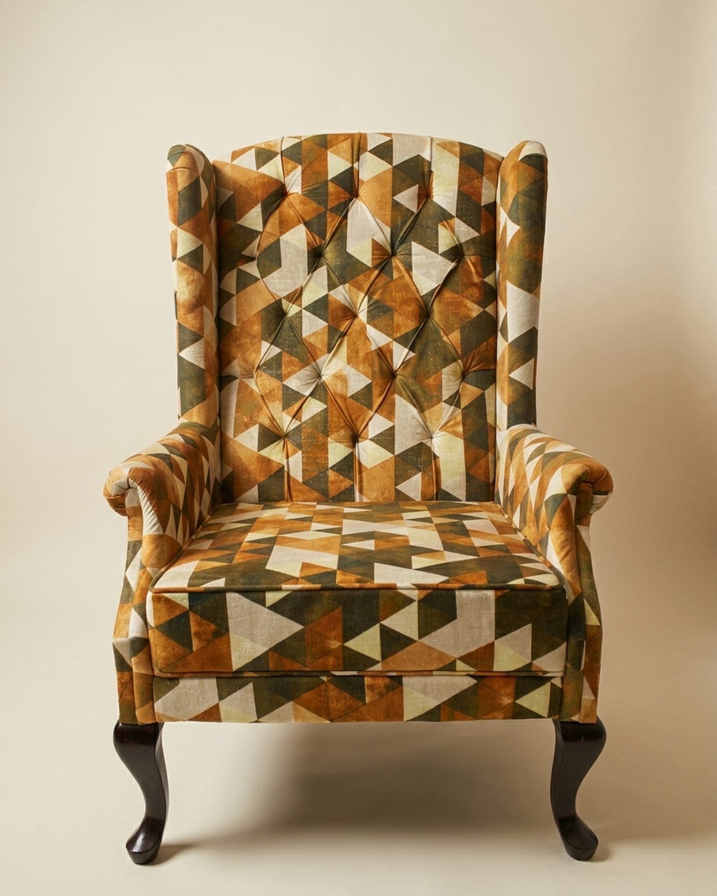 Prism geometric wingback, studio photo