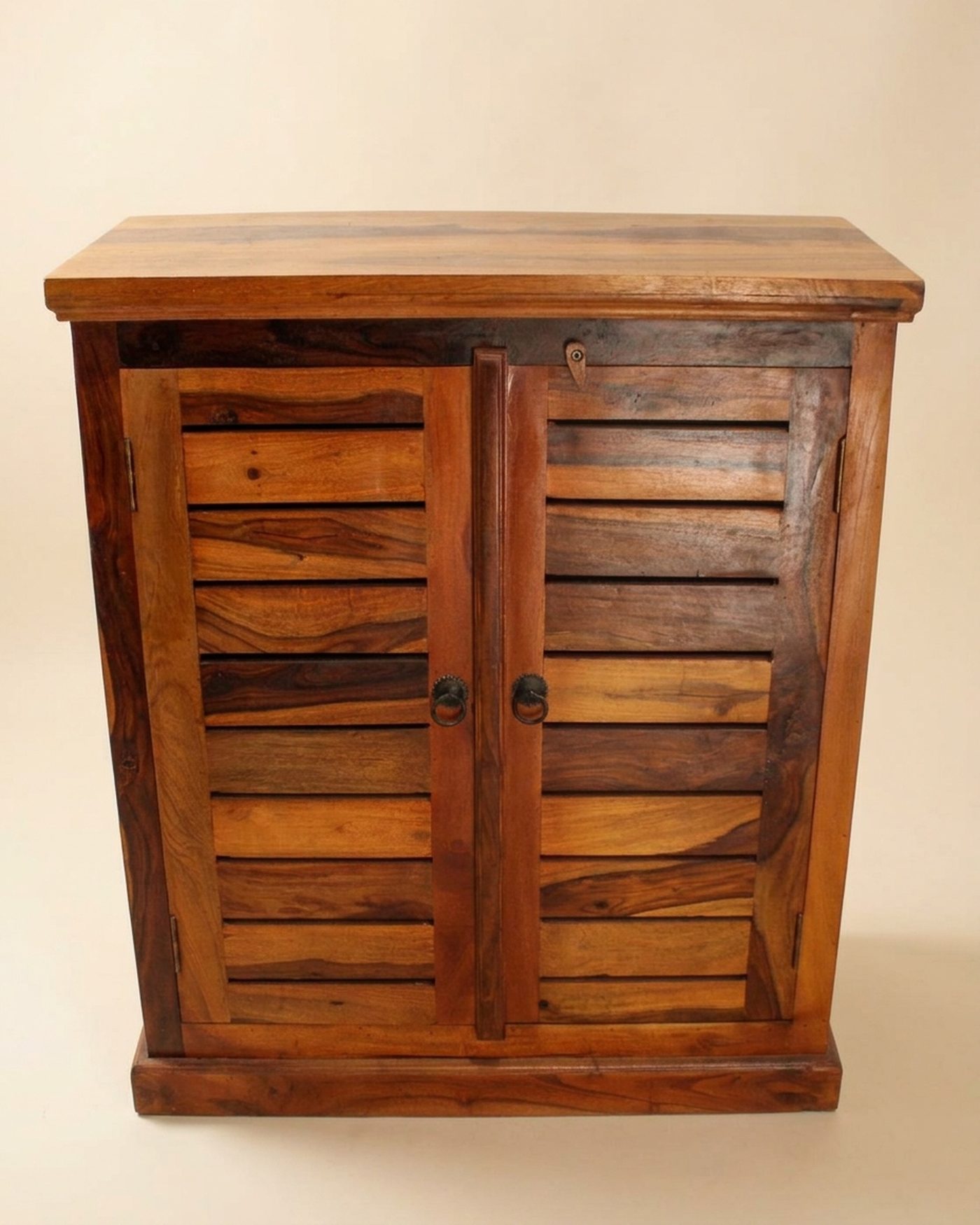 Shutter sheesham cabinet, studio photo