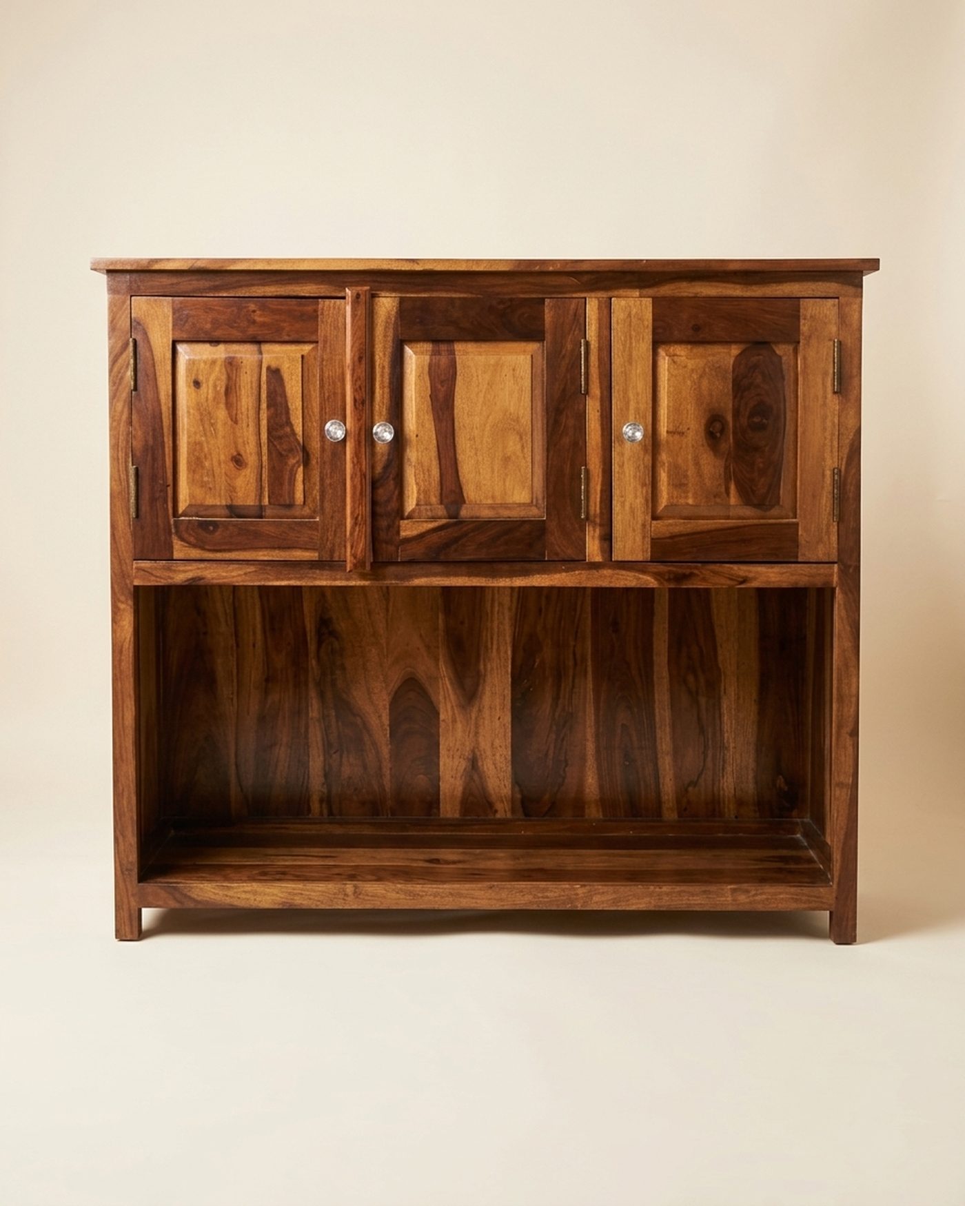 Study desk and bookcase, view 2