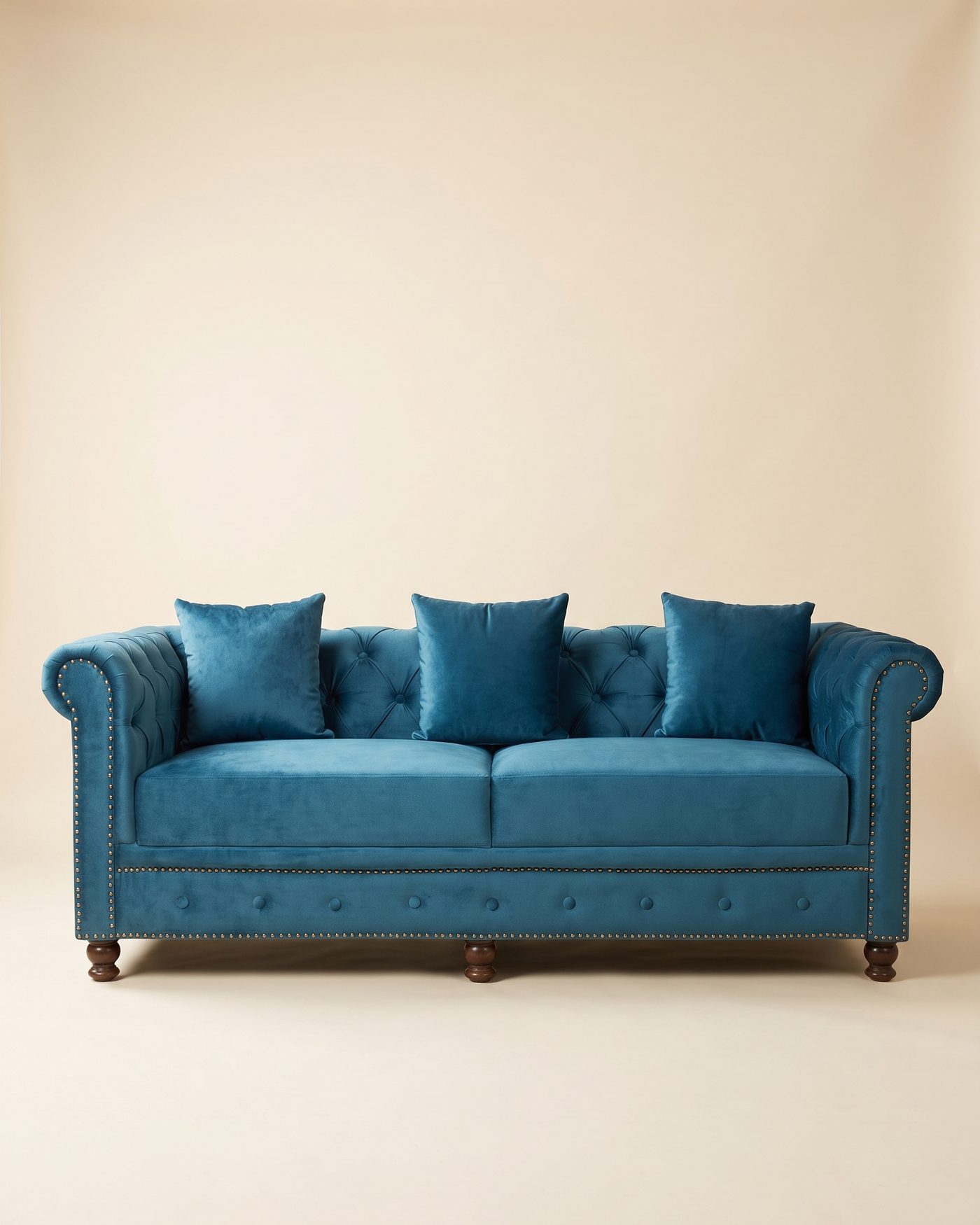 Marlow chesterfield sofa, view 2