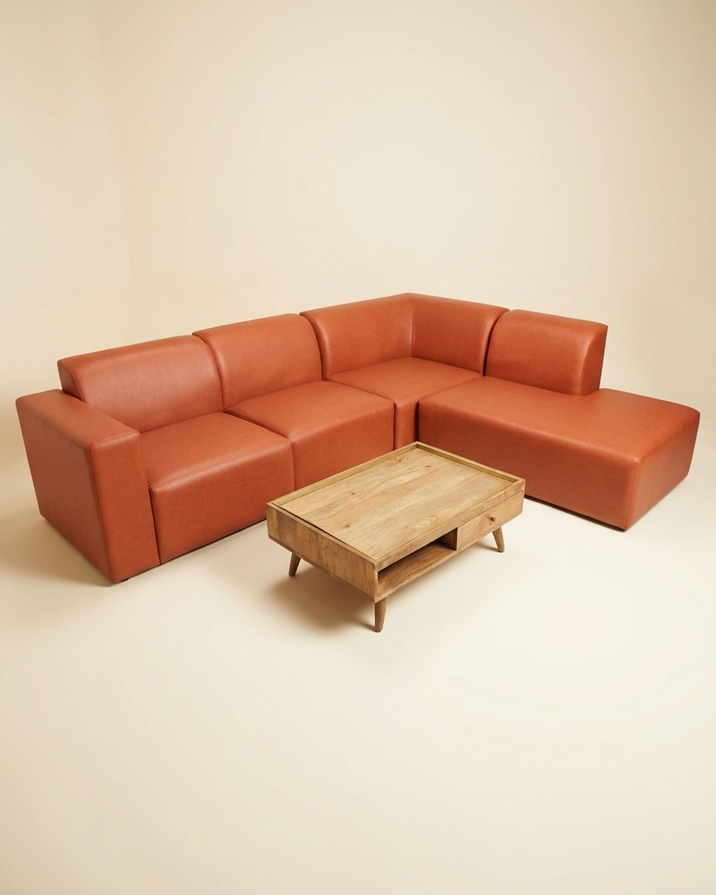 Siena modular sectional, view 3