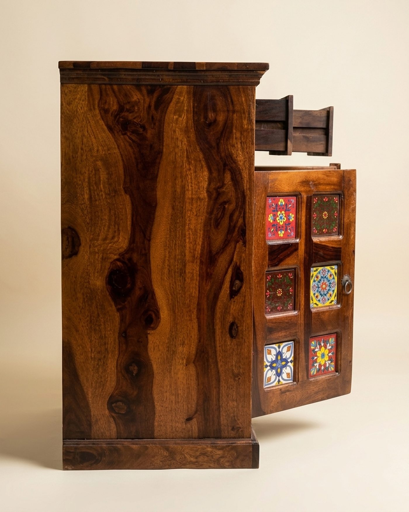 Azulejo tile cabinet, view 3