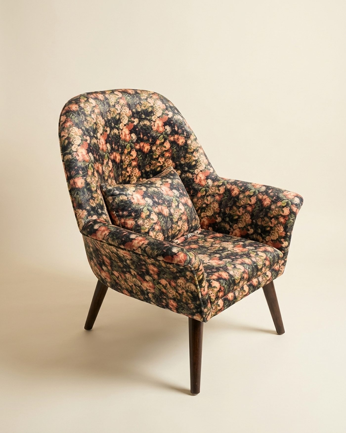 Bloom floral tub chair, view 2
