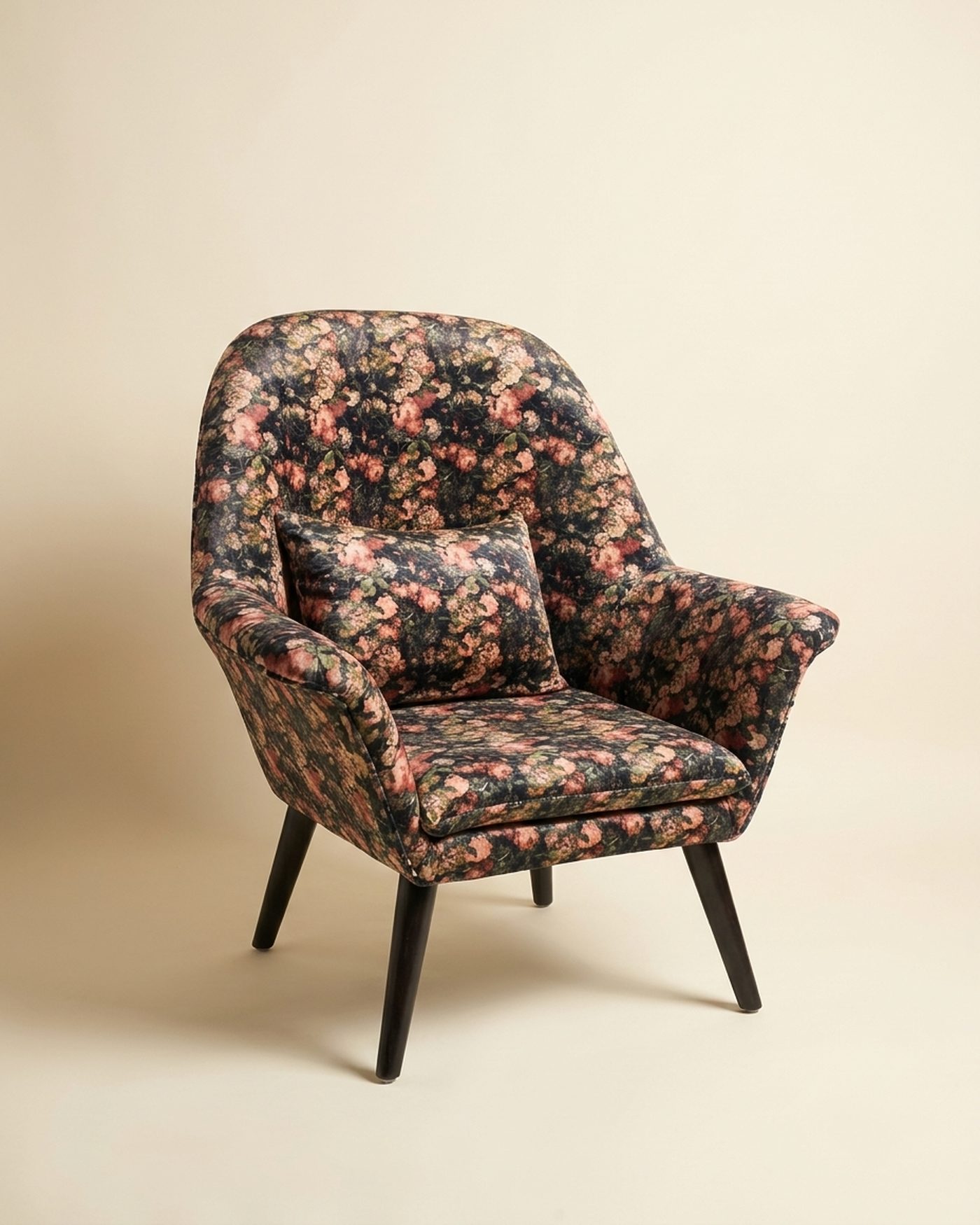 Bloom floral tub chair, view 3