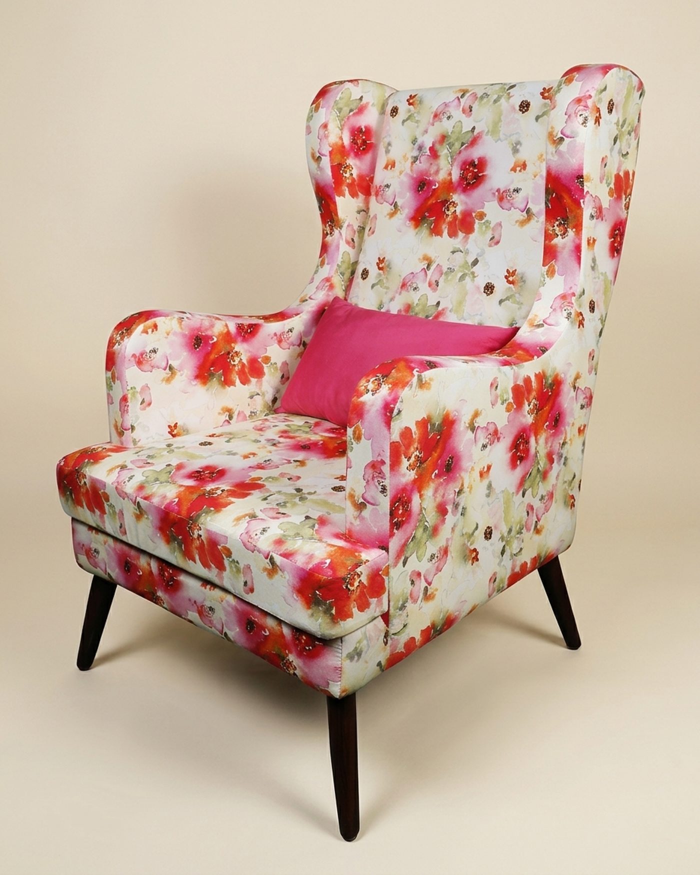 Blossom floral wingback, view 2