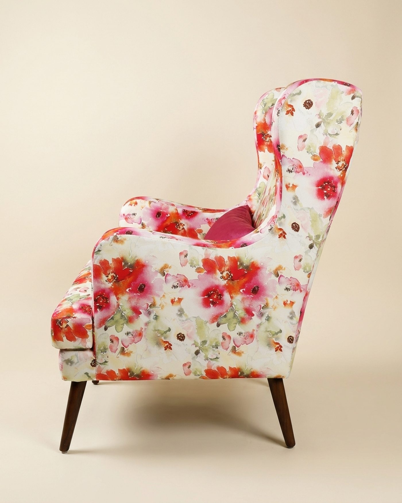 Blossom floral wingback, view 3