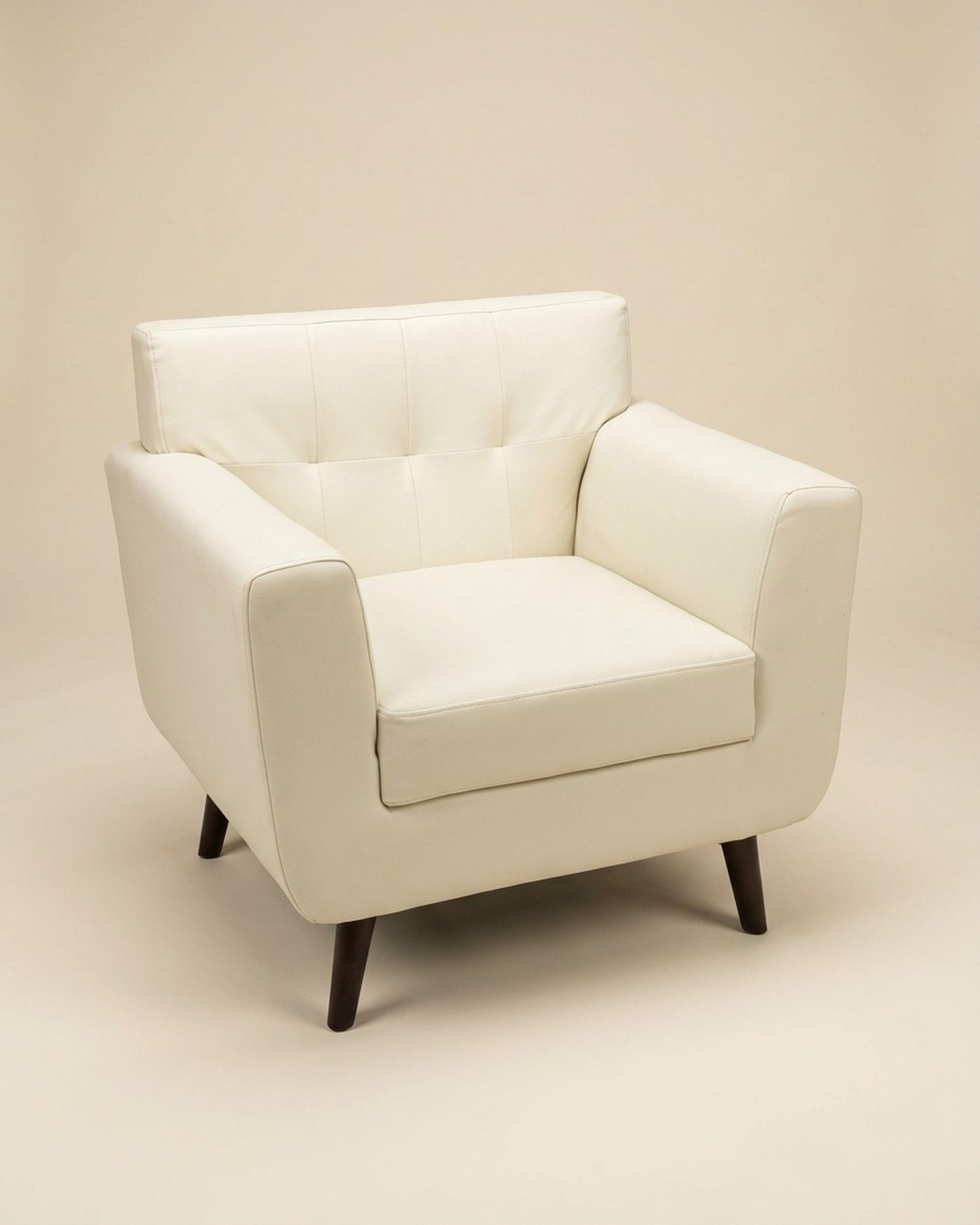 Cream armchair, view 2