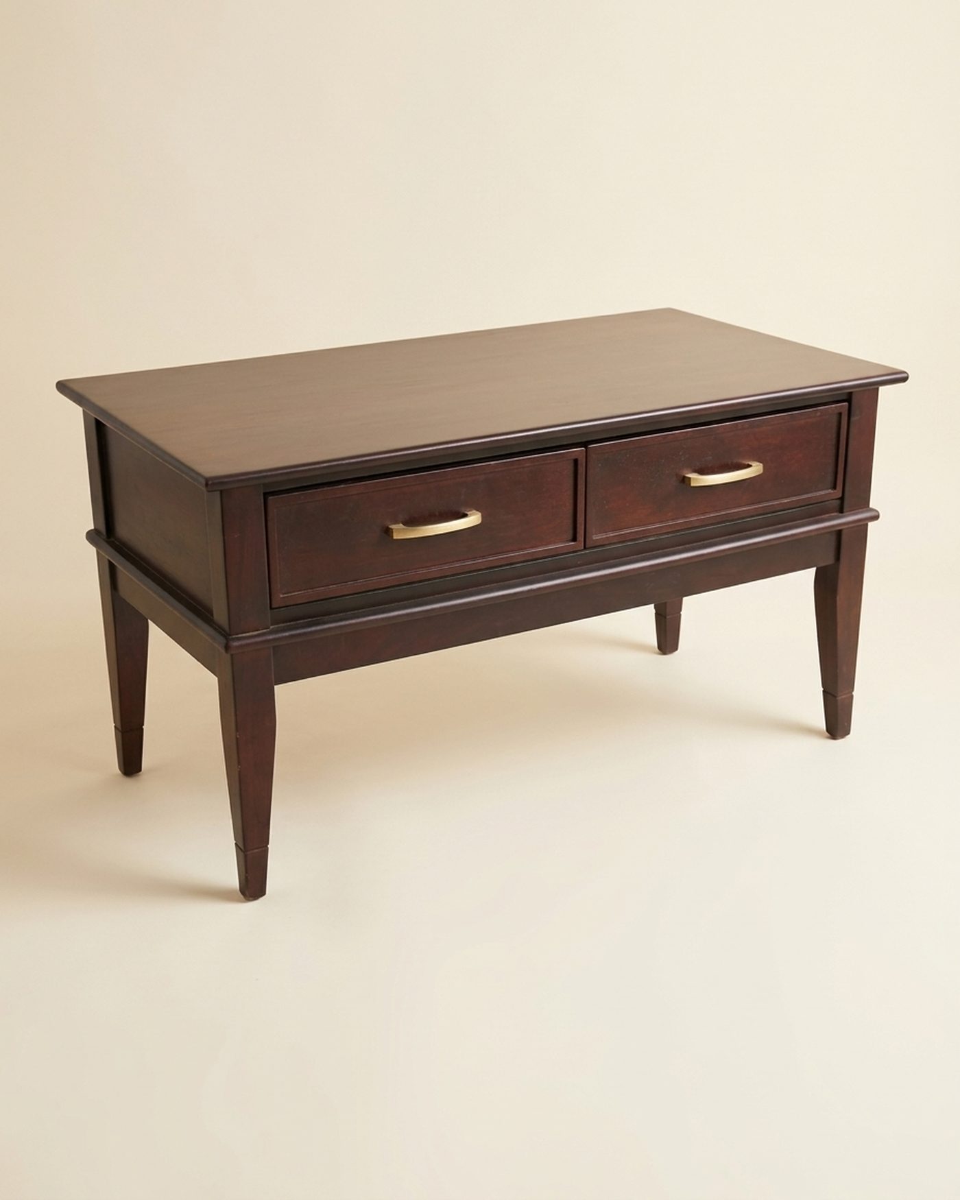 Ebony console table, view 2