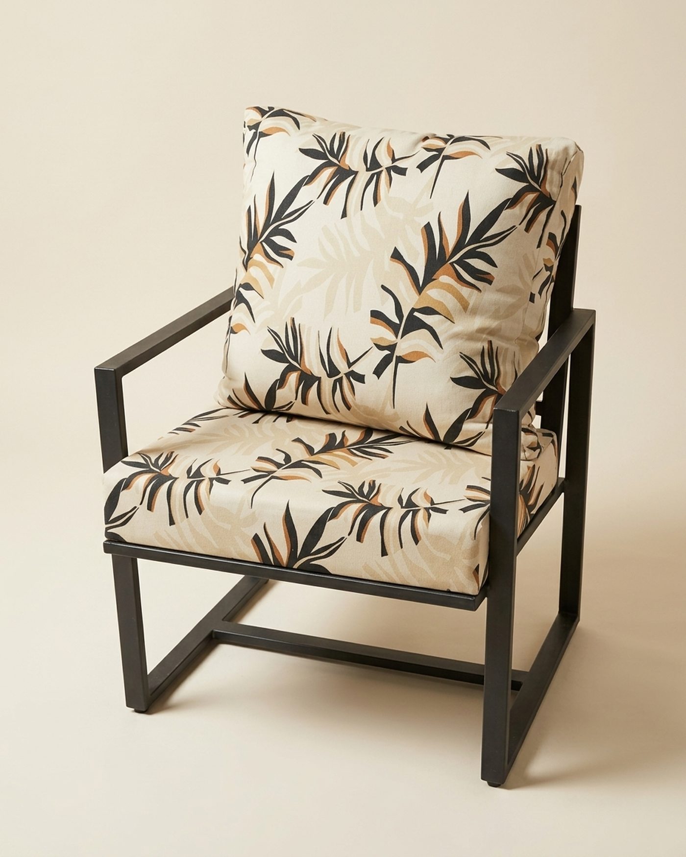 Fern printed armchair, view 3