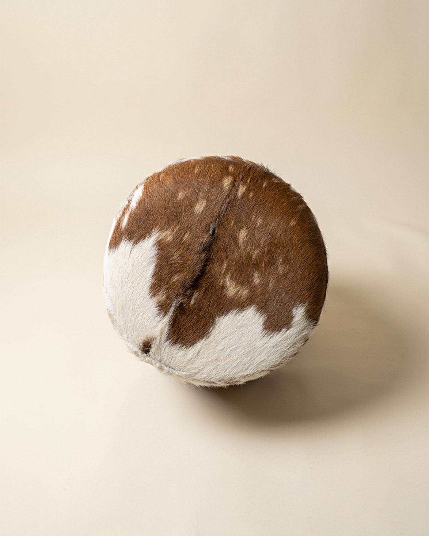 Hide cowhide stool, view 3