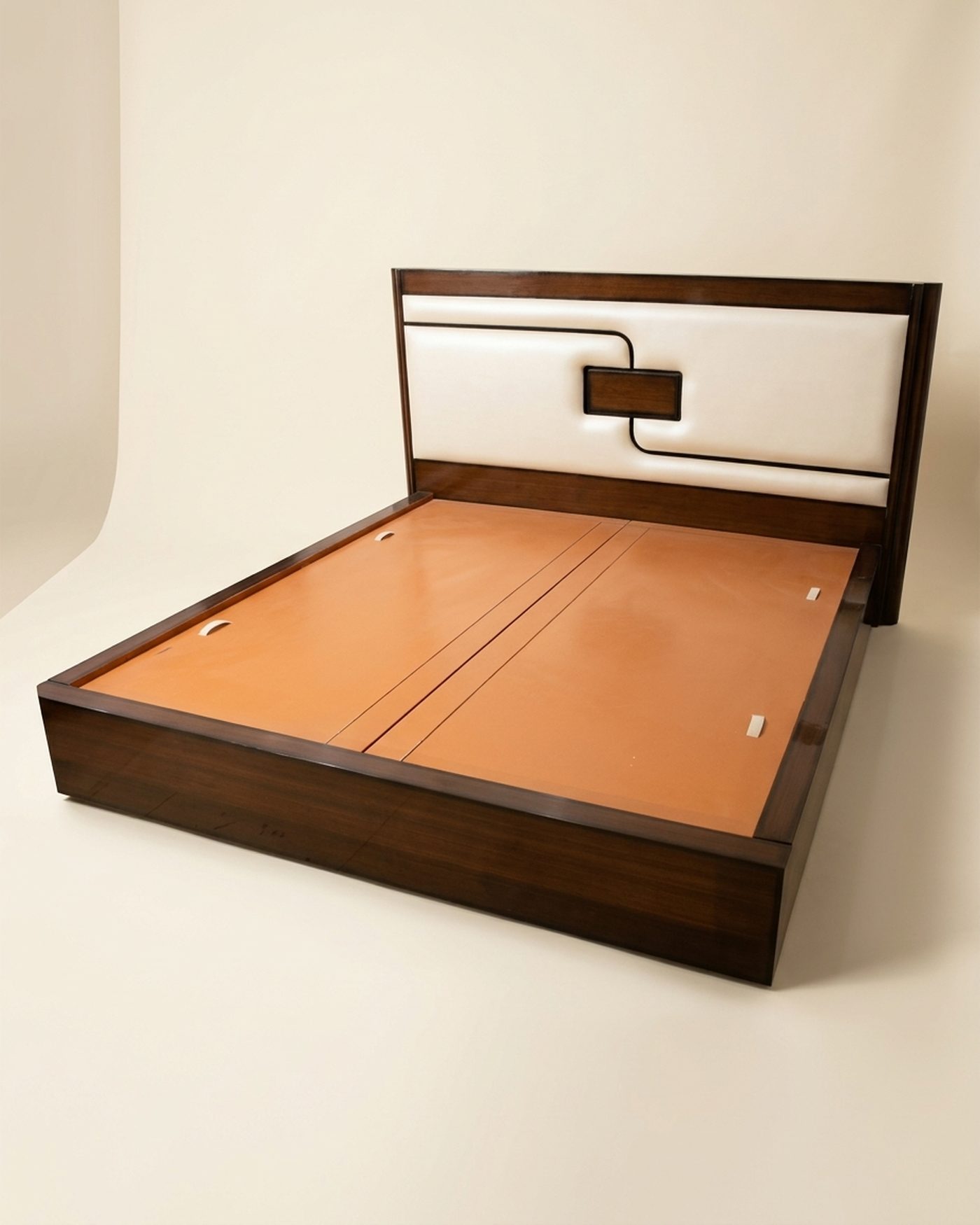 Ivory Frame upholstered bed, view 2