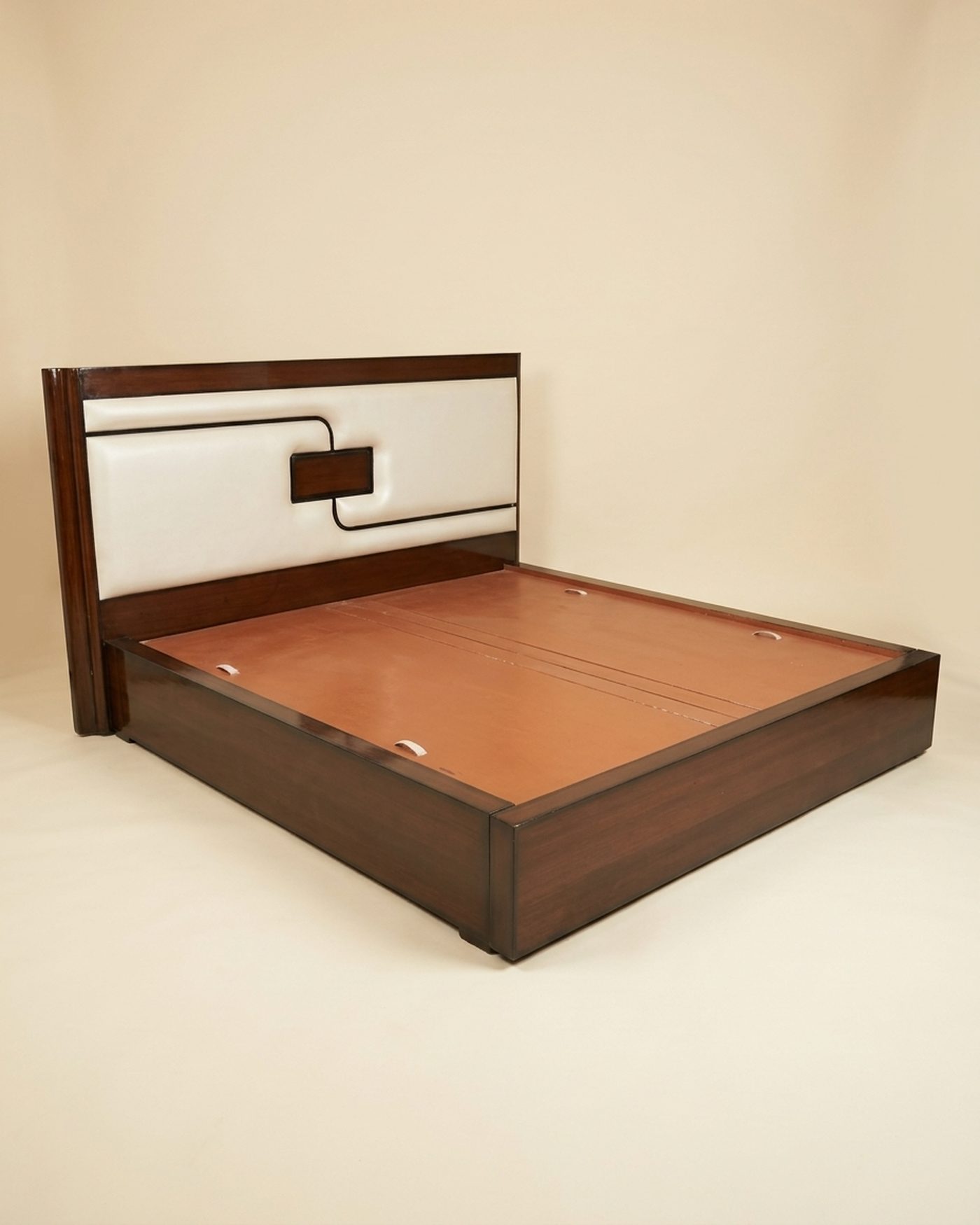 Ivory Frame upholstered bed, view 3