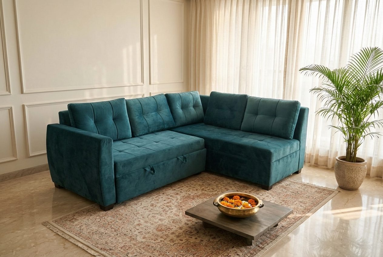 Lake corner sofa in a styled room