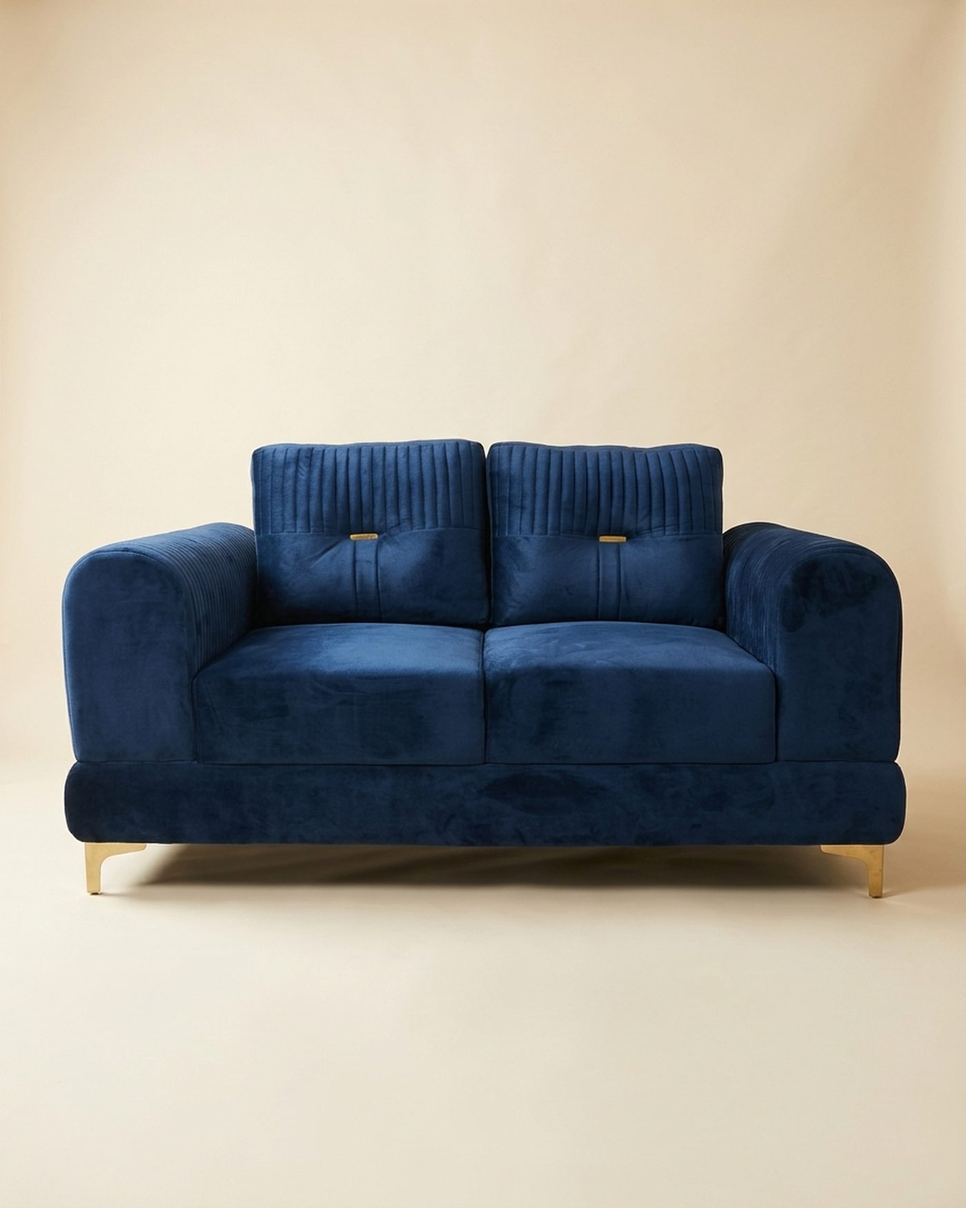 Midnight two-seat sofa, studio photo