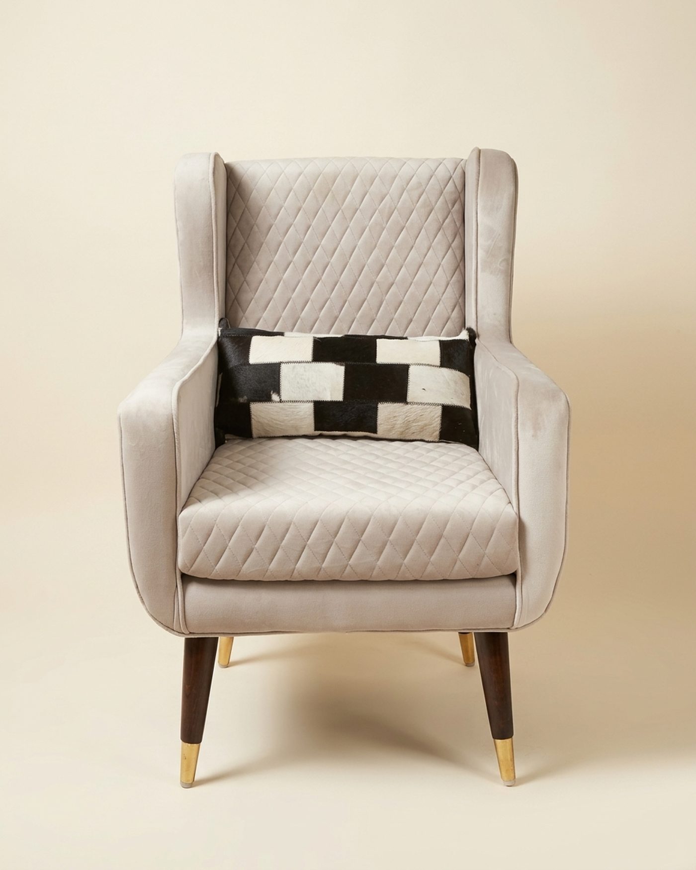 Mist wingback chair, studio photo