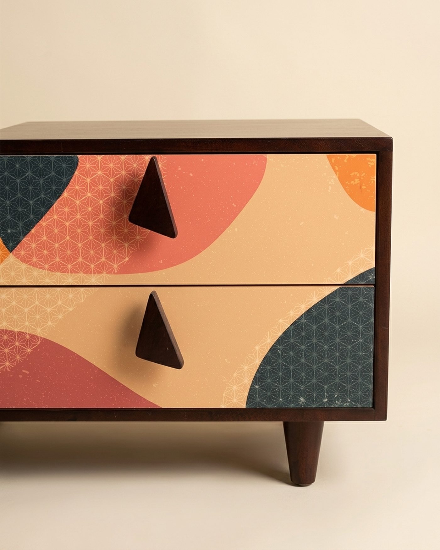 Pop printed bedside table, view 2