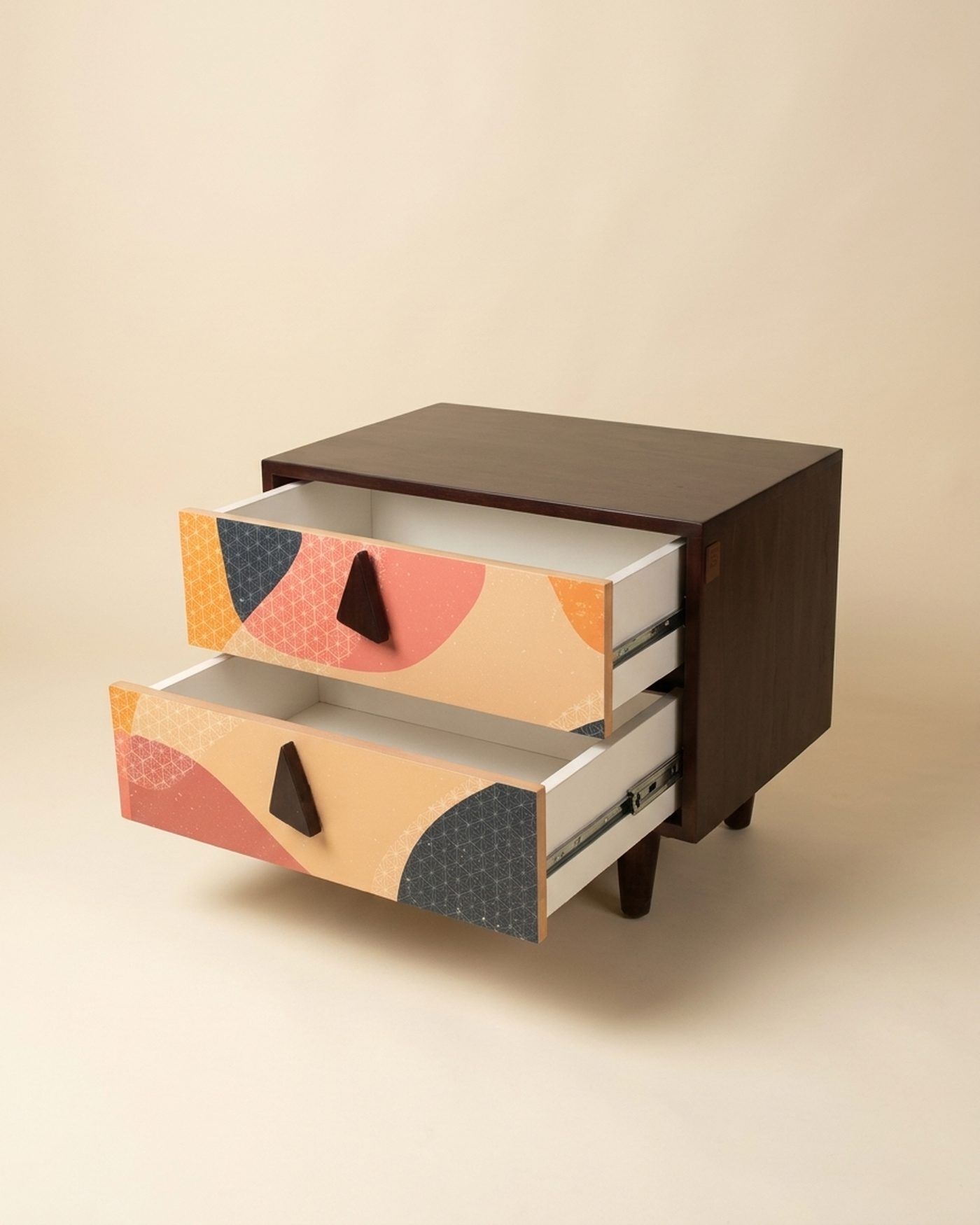 Pop printed bedside table, view 3